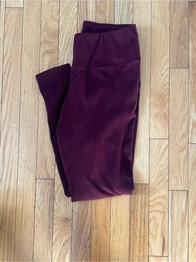 Hyba (Reitmans) Maroon Leggings Size Large